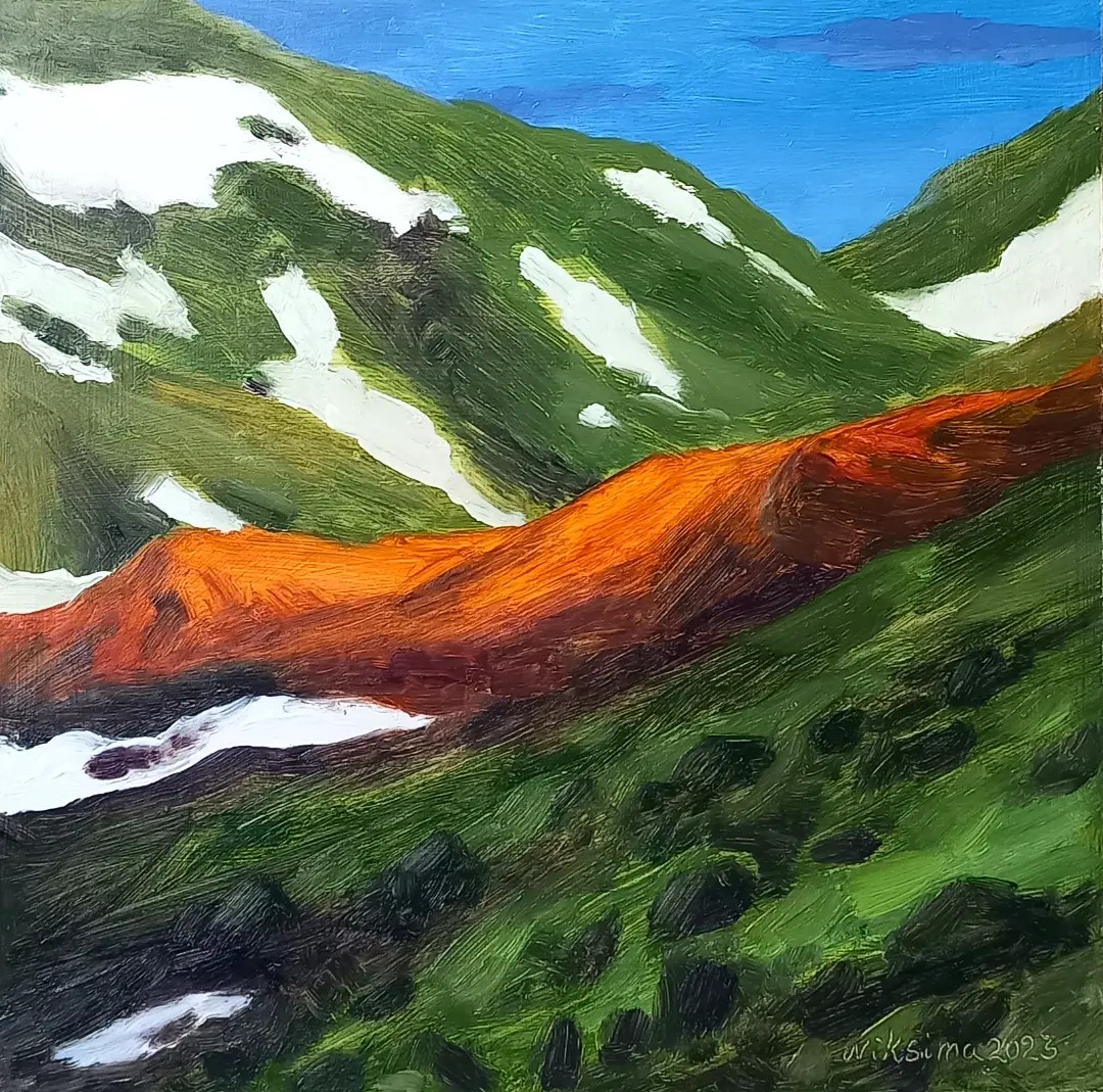 Oil on woodpanel — 1