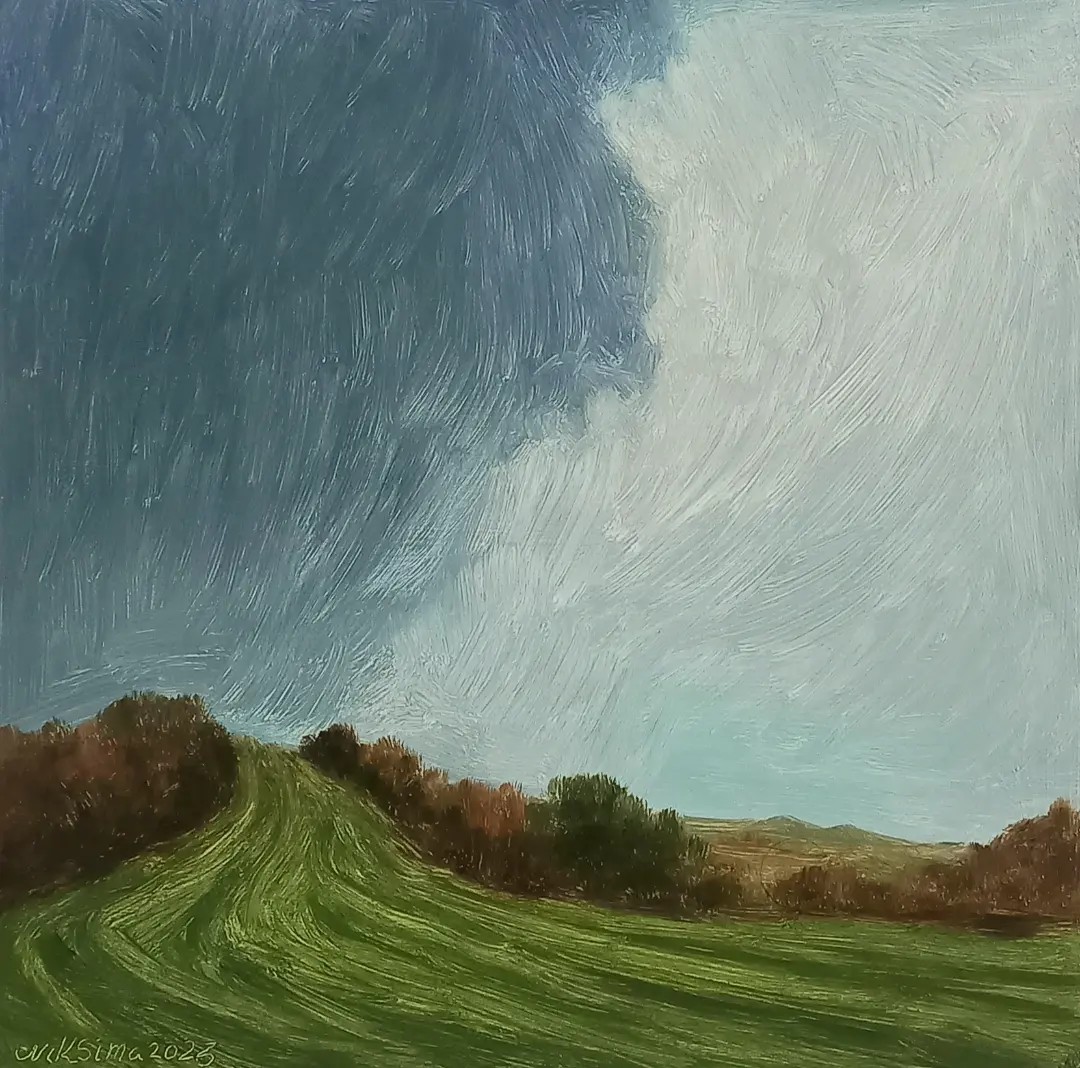 Oil on woodpanel — 1