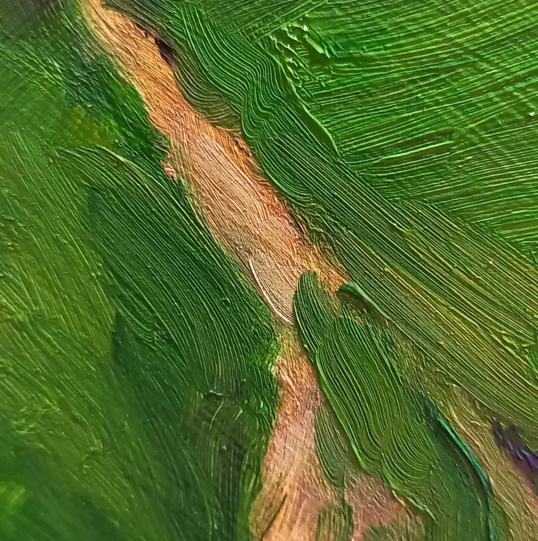 Oil on woodpanel — 1