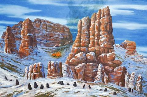 Oil on canvas